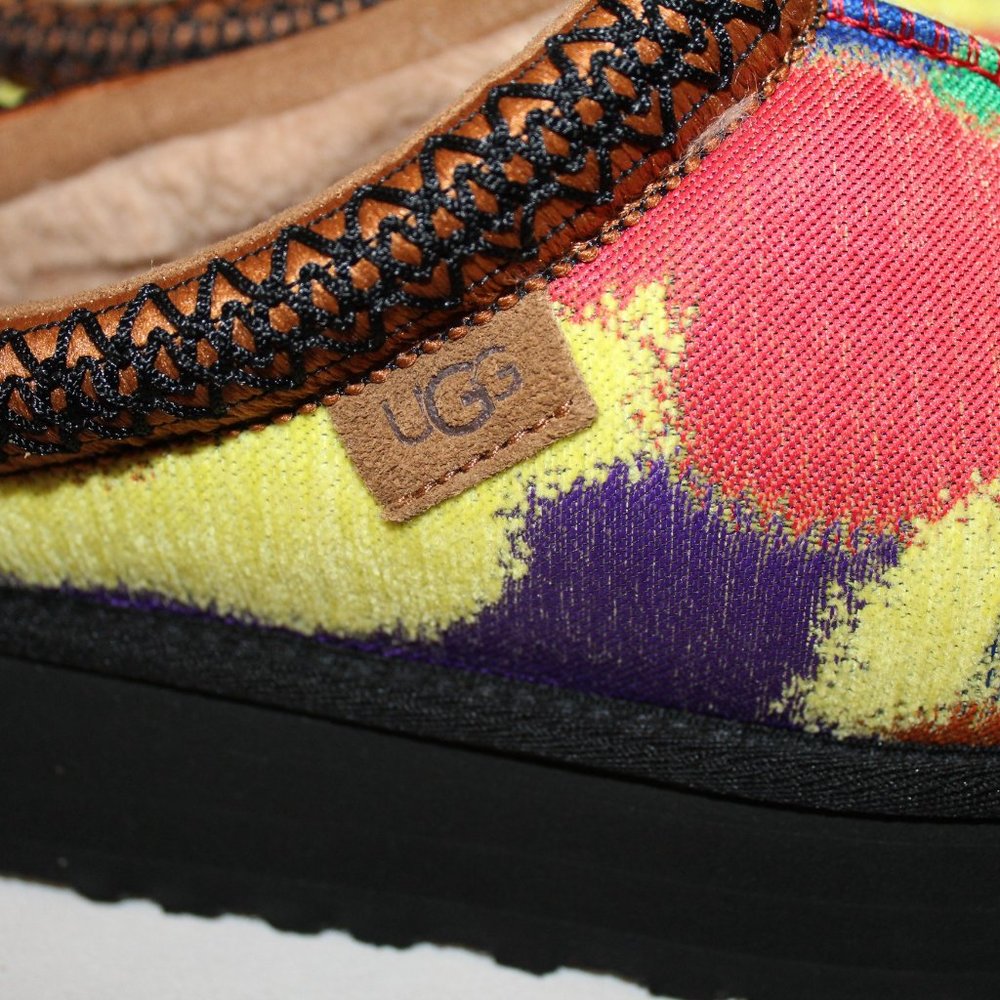 NIB UGG TAZZ PRIDEPOP PLATFORM SHEARLING LINED SLIPPERS - Picture 4 of 8